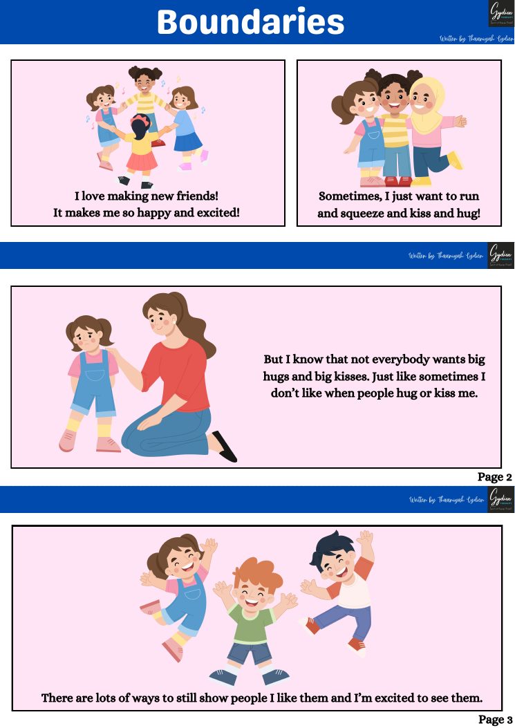 Cover of the social story: Boundaries