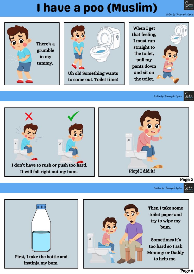 Cover of the social story: I have a poo